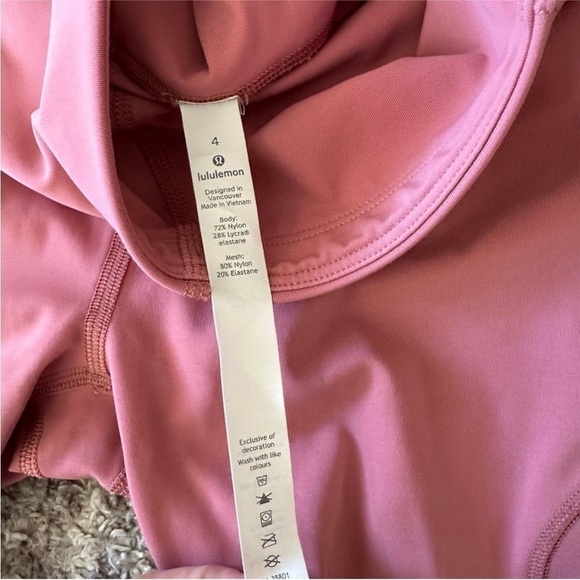 Lululemon Break a Trail Super High Rise Tight 28" Brier Rose Leggings 4 - Picture 6 of 14